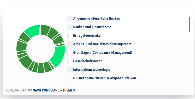 Konzernstatus nach Compliance-Themen - 